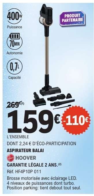 ASPIRATEUR BALAI HOOVER