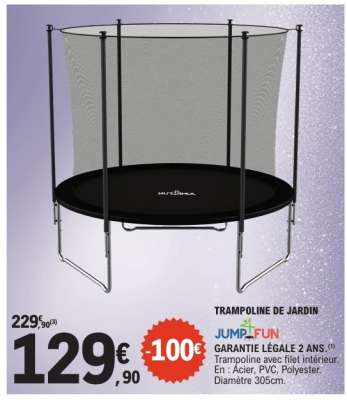 Trampoline de jardin