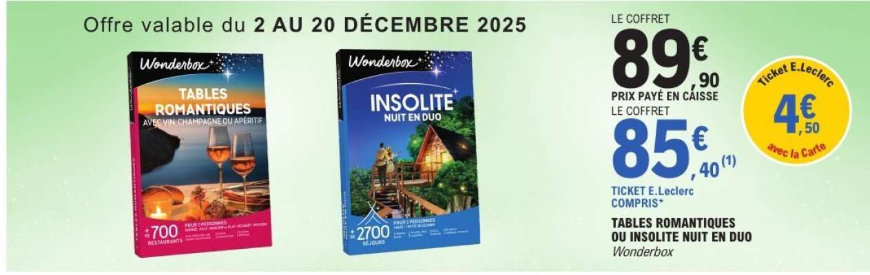 Tables Romantiques ou Insolite Nuit en Duo