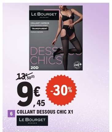 COLLANT DESSOUS CHIC X1