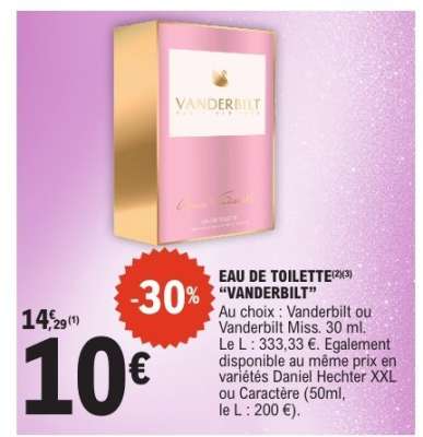 EAU DE TOILETTE "VANDERBILT"