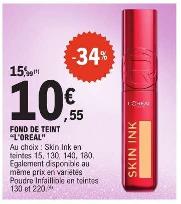 Fond de Teint 'L'Oréal'