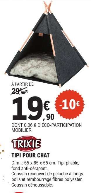 TRIXIE TIPI POUR CHAT