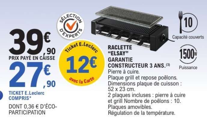 Raclette "Elsay"