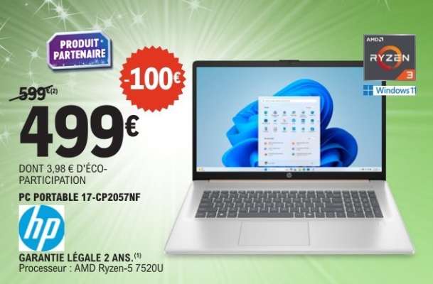 PC PORTABLE 17-CP2057NF