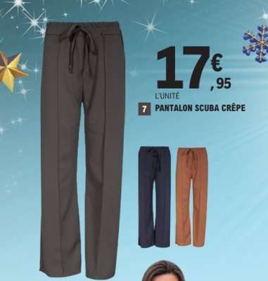 PANTALON SCUBA CRÊPE