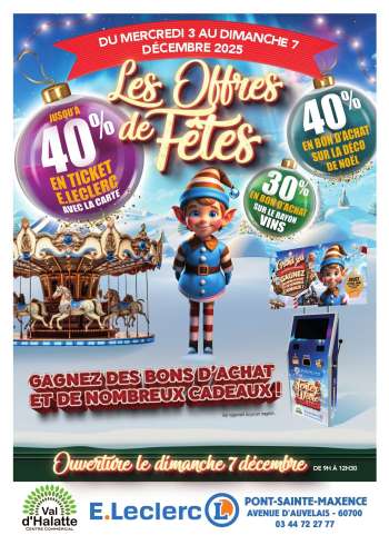 Catalogue E.Leclerc - 03/12/2025 - 07/12/2025.