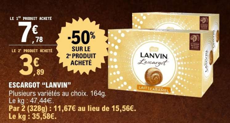Escargot LANVIN