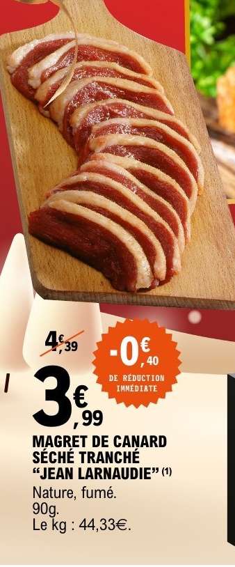 MAGRET DE CANARD SÉCHÉ TRANCHÉ “JEAN LARNAUDIE”