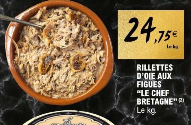 Rillettes d'oie aux figues 'Le Chef Bretagne'