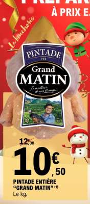 PINTADE ENTIÈRE “GRAND MATIN”