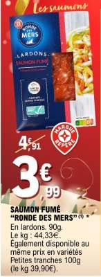 SAUMON FUMÉ “RONDE DES MERS”