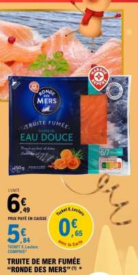 TRUITE DE MER FUMÉE “RONDE DES MERS”