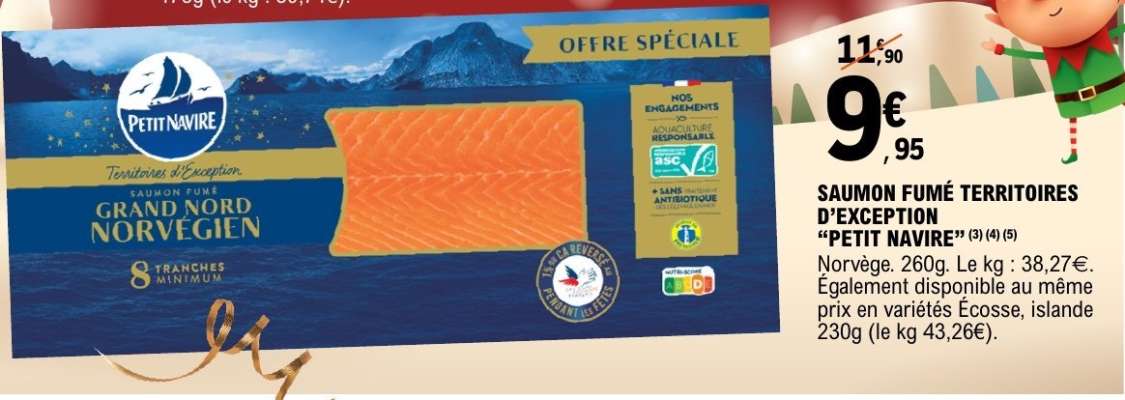 SAUMON FUMÉ TERRITOIRES D’EXCEPTION “PETIT NAVIRE”