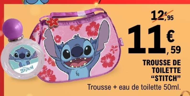 TROUSSE DE TOILETTE “STITCH”