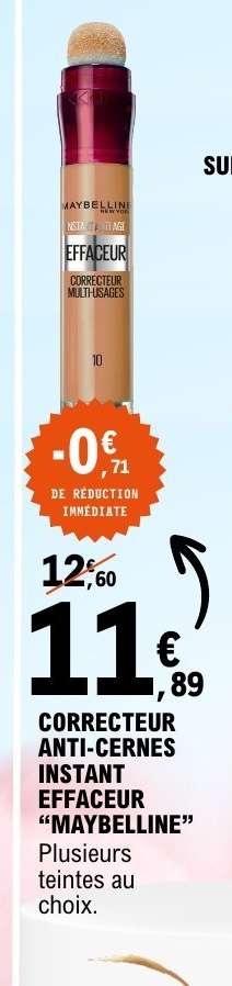 CORRECTEUR ANTI-CERNES “INSTANT EFFACEUR MAYBELLINE”