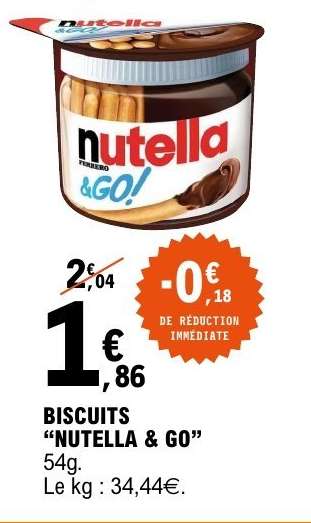 BISCUITS “NUTELLA & GO”
