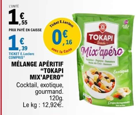 MÉLANGE APÉRITIF “TOKAPI MIX’APERO”