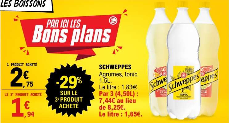 Schweppes Agrumes, tonic