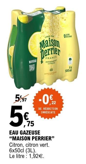 EAU GAZEUSE 'MAISON PERRIER'