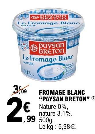FROMAGE BLANC “PAYSAN BRETON”