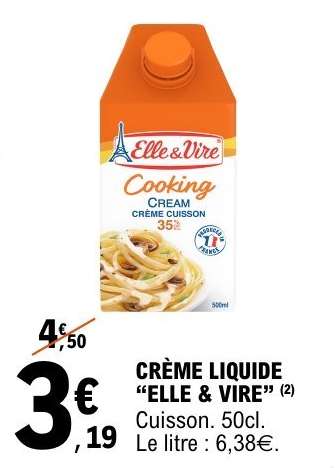 CRÈME LIQUIDE “ELLE & VIRE”