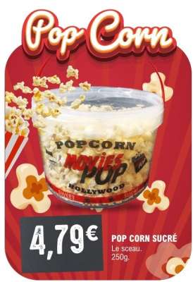 Pop corn sucré