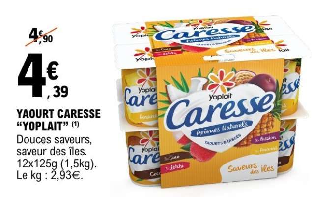 Yaourt Caresse 'Yoplait'