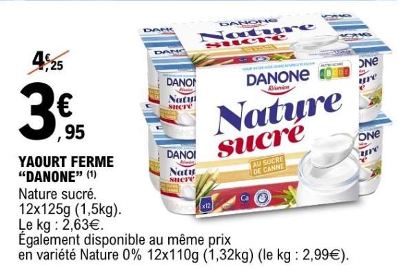 YAOURT FERME “DANONE”