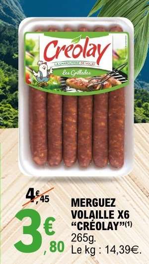 MERGUEZ VOLAILLE X6 “CRÉOLAY”