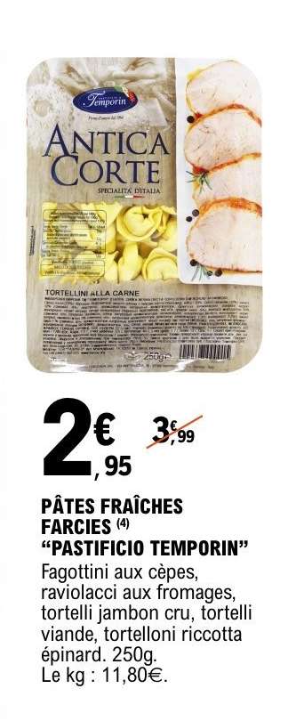 PÂTES FRAÎCHES FARÇIES