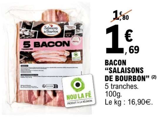 BACON “SALAISONS DE BOURBON”