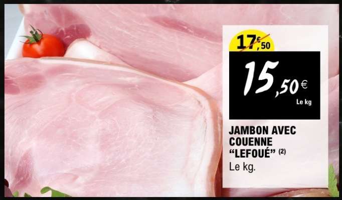 JAMBON AVEC COUENNE "LEFOUÉ"