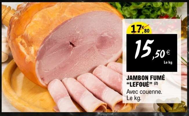 JAMBON FUMÉ "LEFOUÉ"