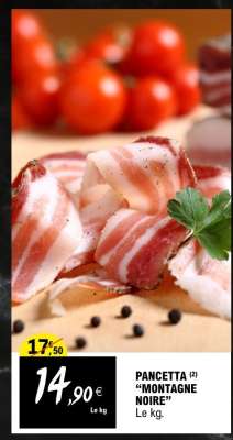 PANCETTA "MONTAGNE NOIRE"
