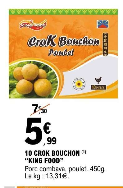 10 CROK BOUCHON “KING FOOD”