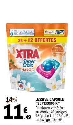 LESSIVE CAPSULE “SUPERCROIX”