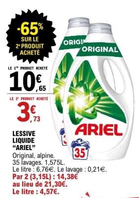 LESSIVE LIQUIDE "ARIEL"
