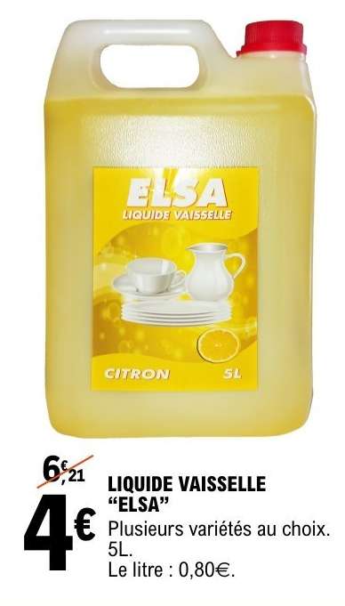 LIQUIDE VAISSELLE “ELSA”