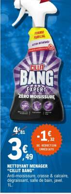 Nettoyant ménager Cillit Bang