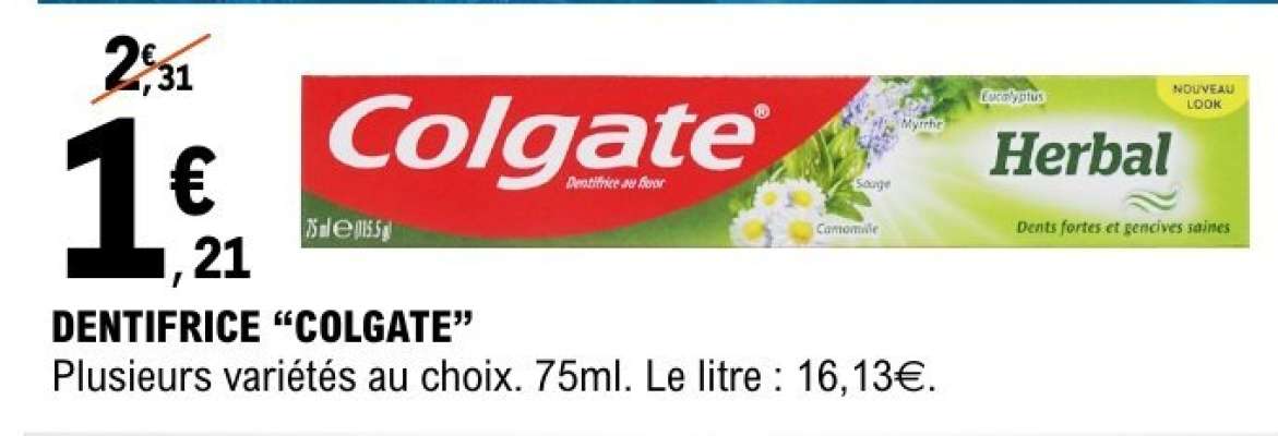 Dentifrice Colgate