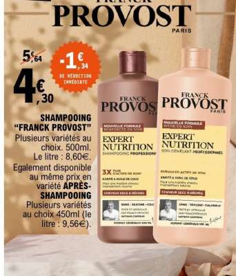 Shampooing Franck Provost