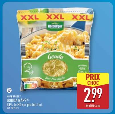 Hofburger Gouda Râpé