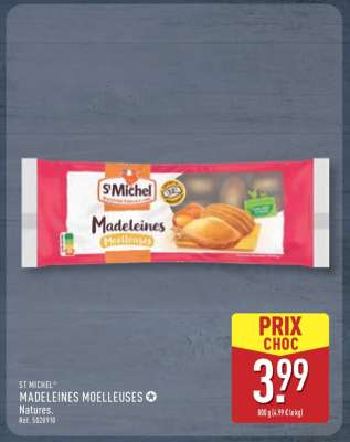 ST MICHEL Madeleines moelleuses