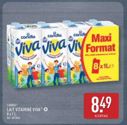 Candia Lait Vitaminé Viva