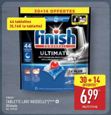 FINISH® TABLETTE LAVE-VAISSELLE