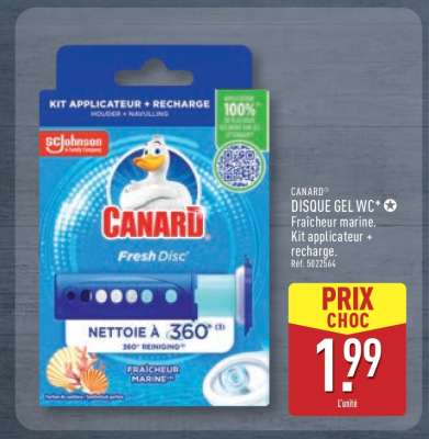 CANARD DISQUE GEL WC
