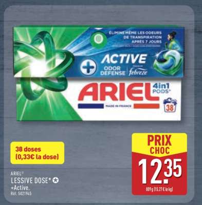 ARIEL LESSIVE DOSE +Active