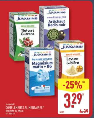 JUVAMINE Compléments alimentaires