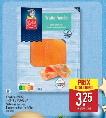 GOLDEN SEAFOOD TRUITE FUMÉE